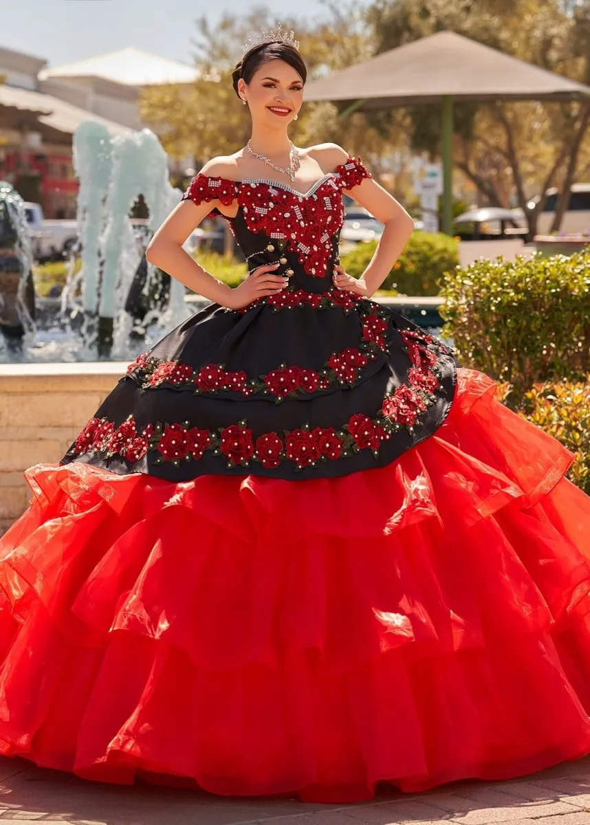 Off the Shoulder Quinceanera Dresses with Appliques