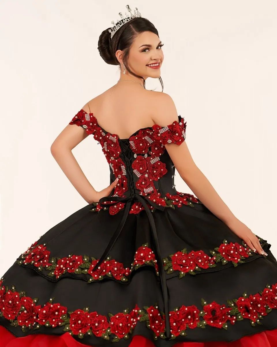 Off the Shoulder Quinceanera Dresses with Appliques