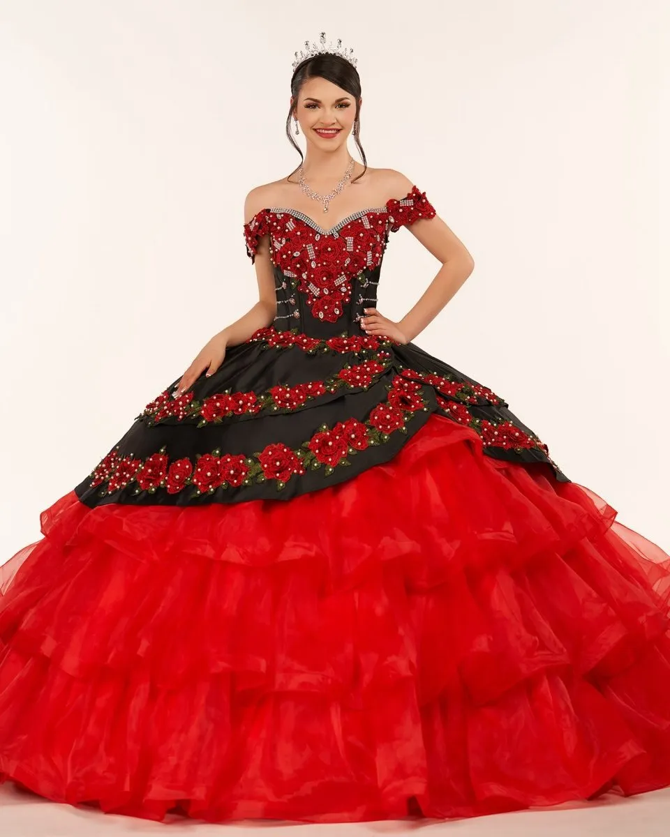 Off the Shoulder Quinceanera Dresses with Appliques