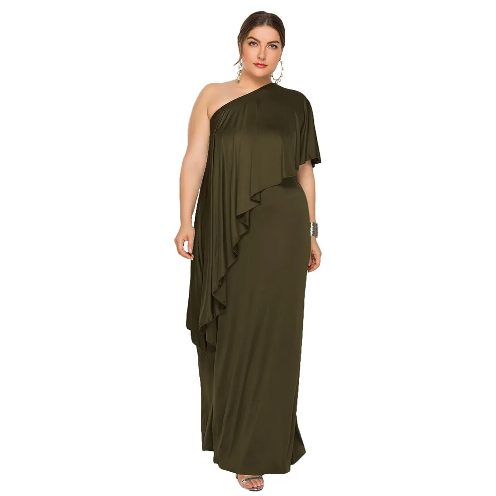 Off The Shoulder Roman Dress