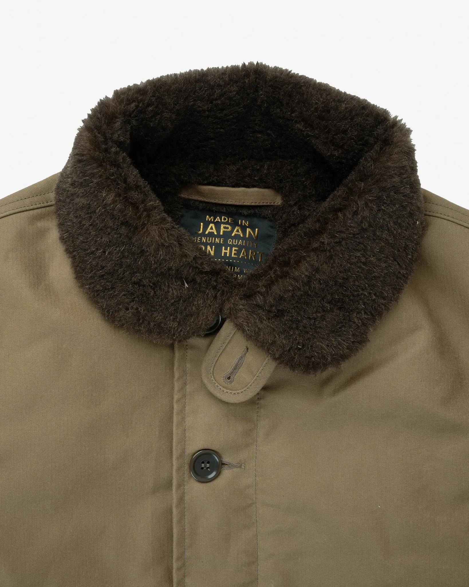 Oiled Whipcord N1 Deck Jacket - Khaki