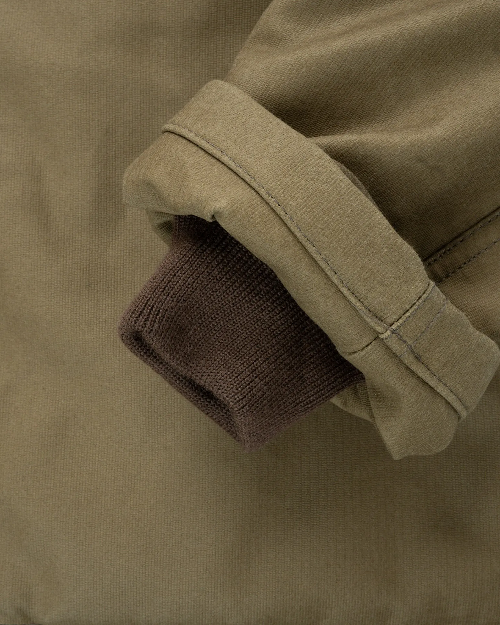 Oiled Whipcord N1 Deck Jacket - Khaki