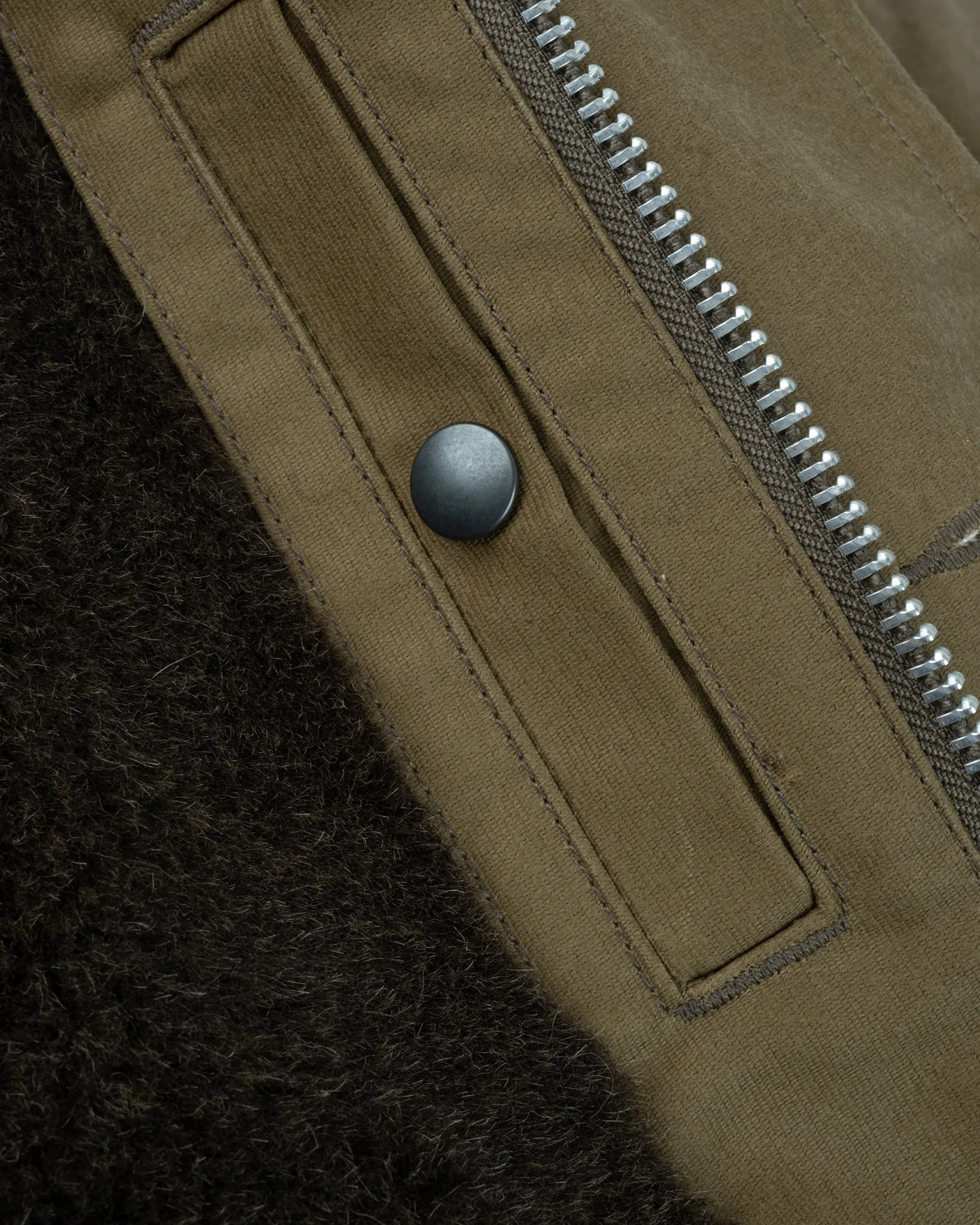 Oiled Whipcord N1 Deck Jacket - Khaki