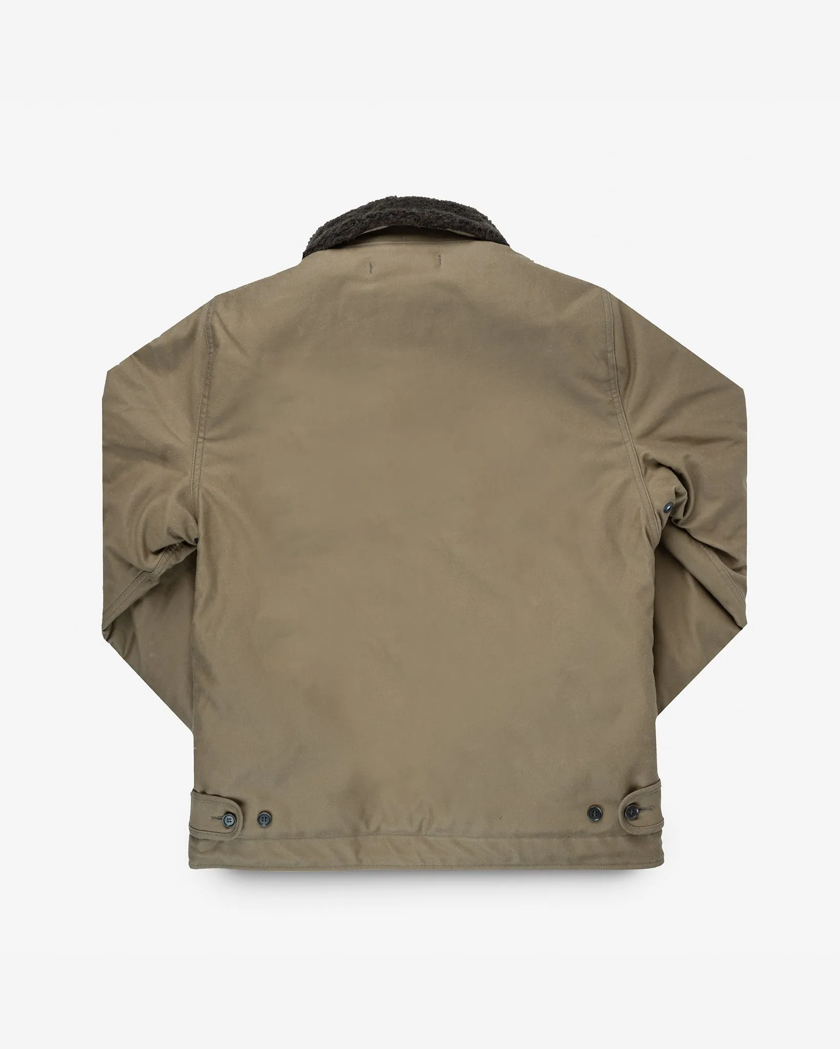 Oiled Whipcord N1 Deck Jacket - Khaki