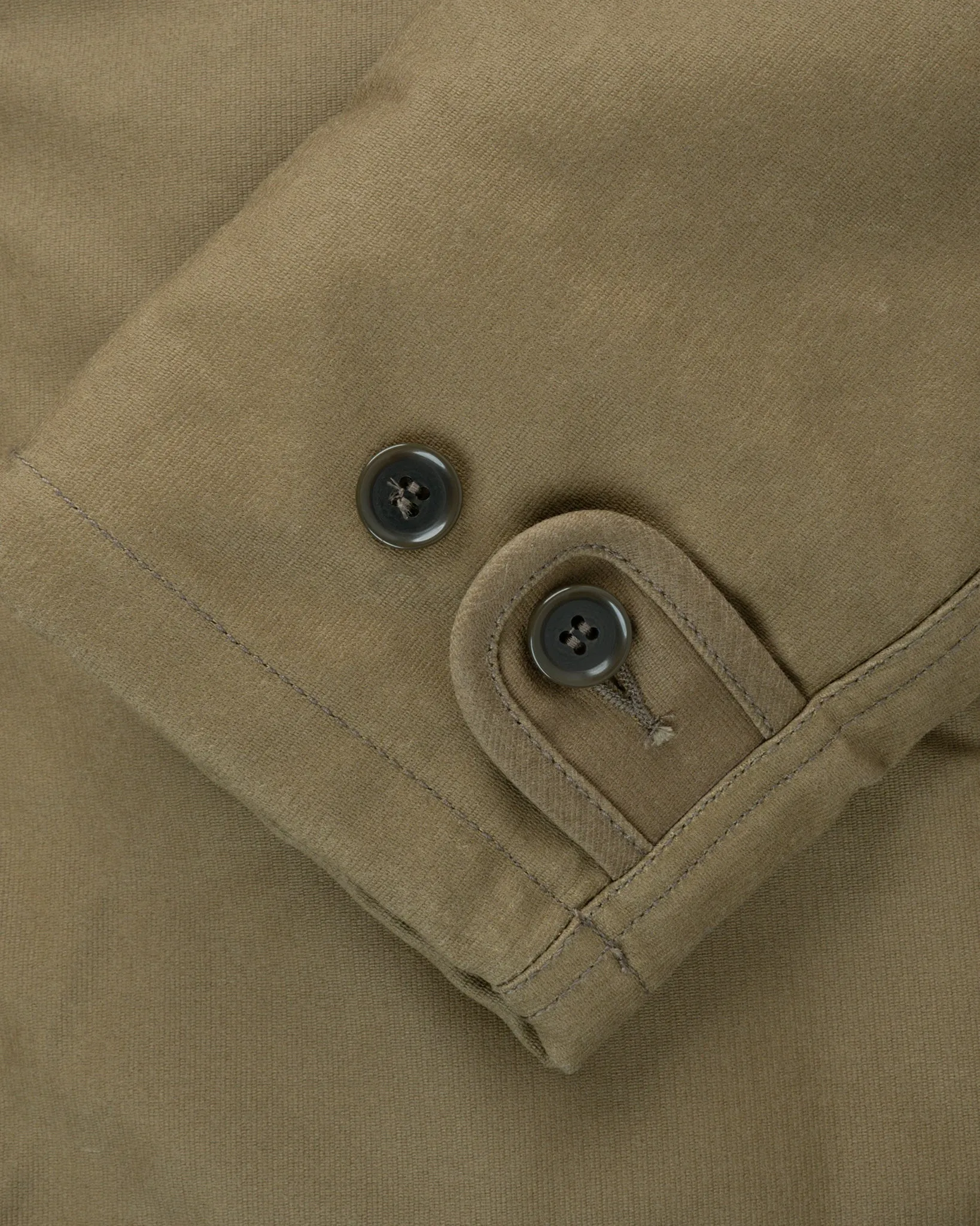 Oiled Whipcord N1 Deck Jacket - Khaki