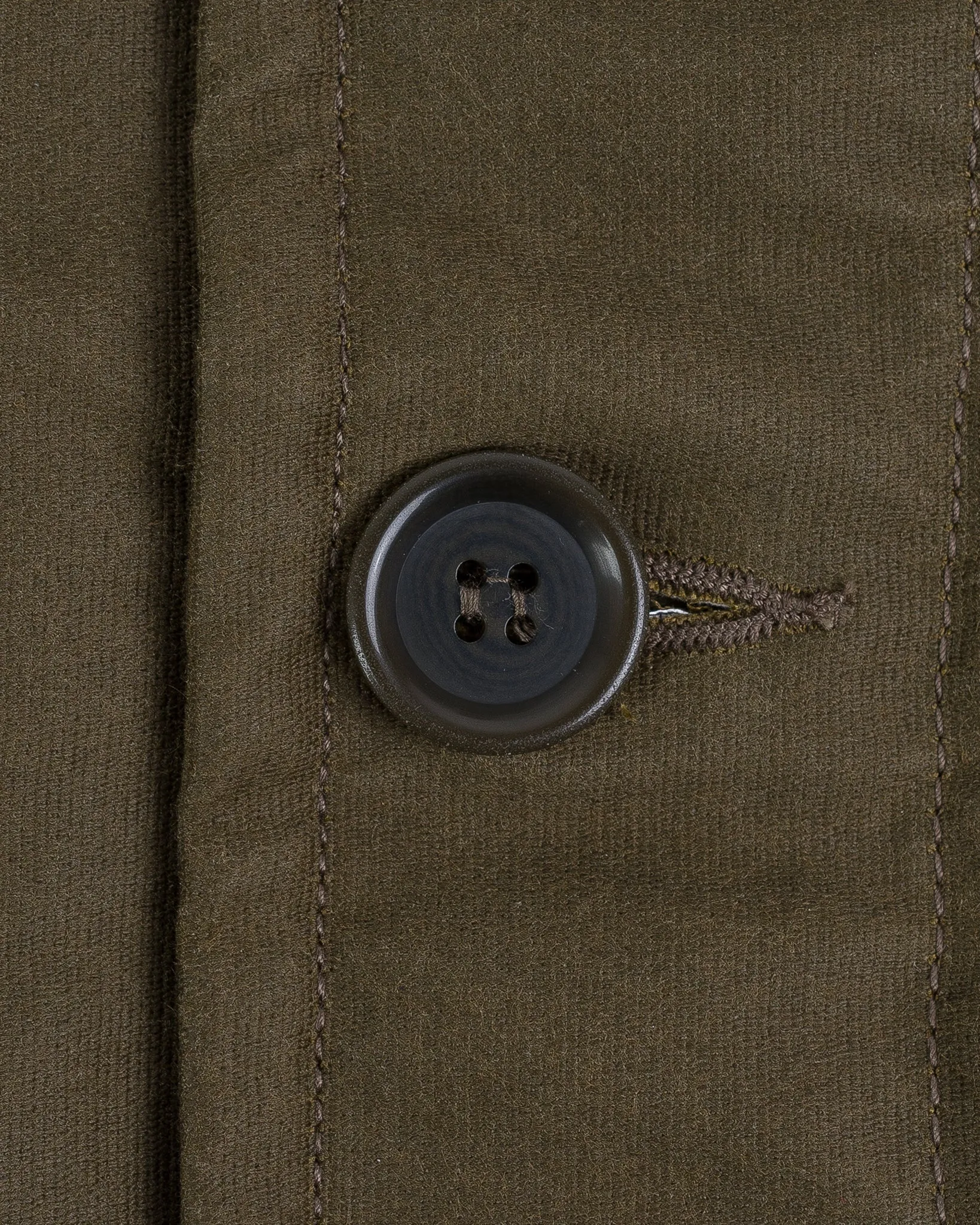 Oiled Whipcord N1 Deck Jacket - Olive