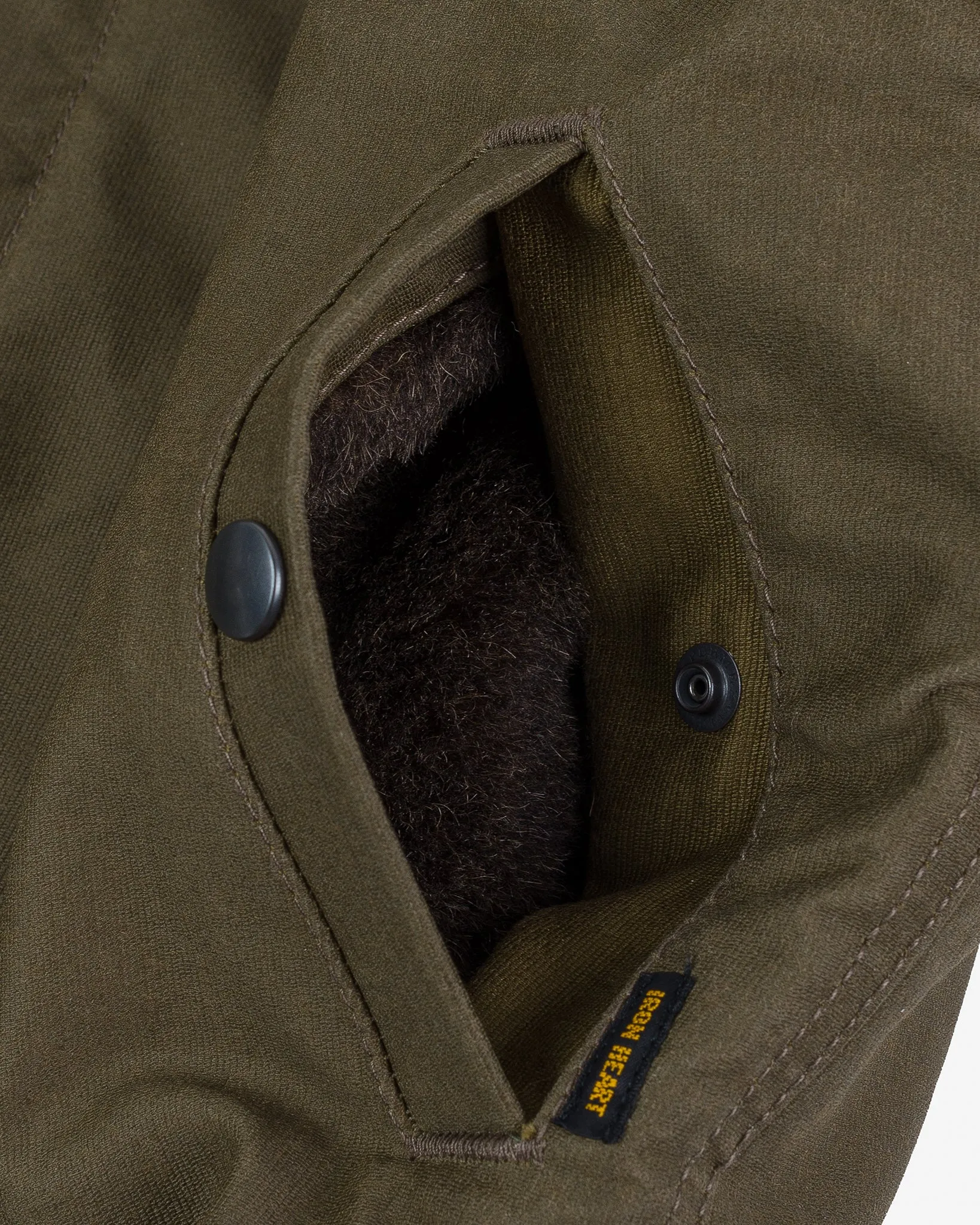 Oiled Whipcord N1 Deck Jacket - Olive
