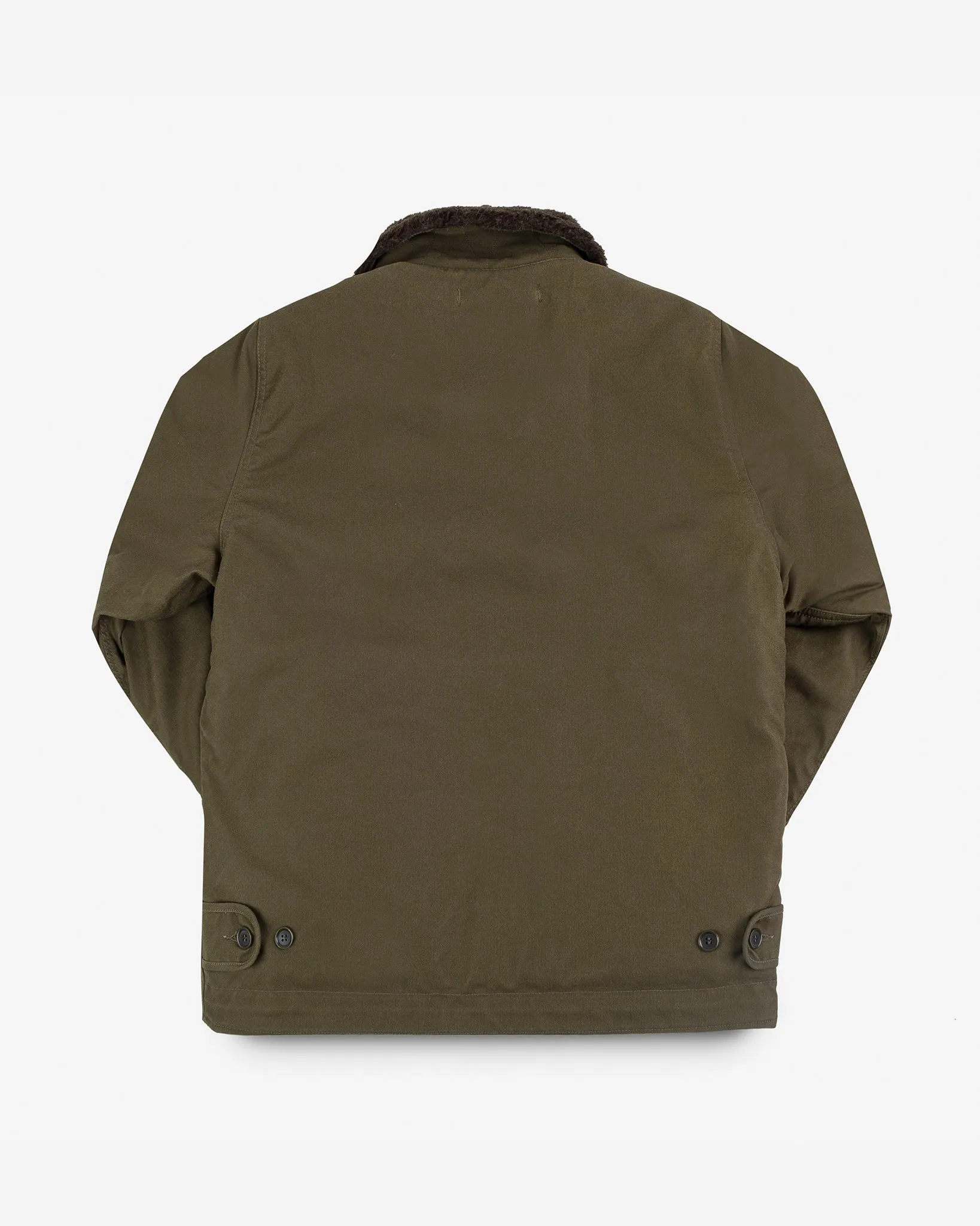 Oiled Whipcord N1 Deck Jacket - Olive