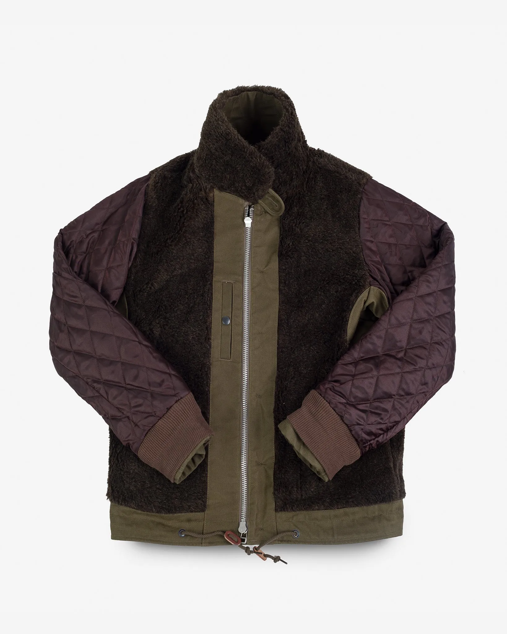 Oiled Whipcord N1 Deck Jacket - Olive