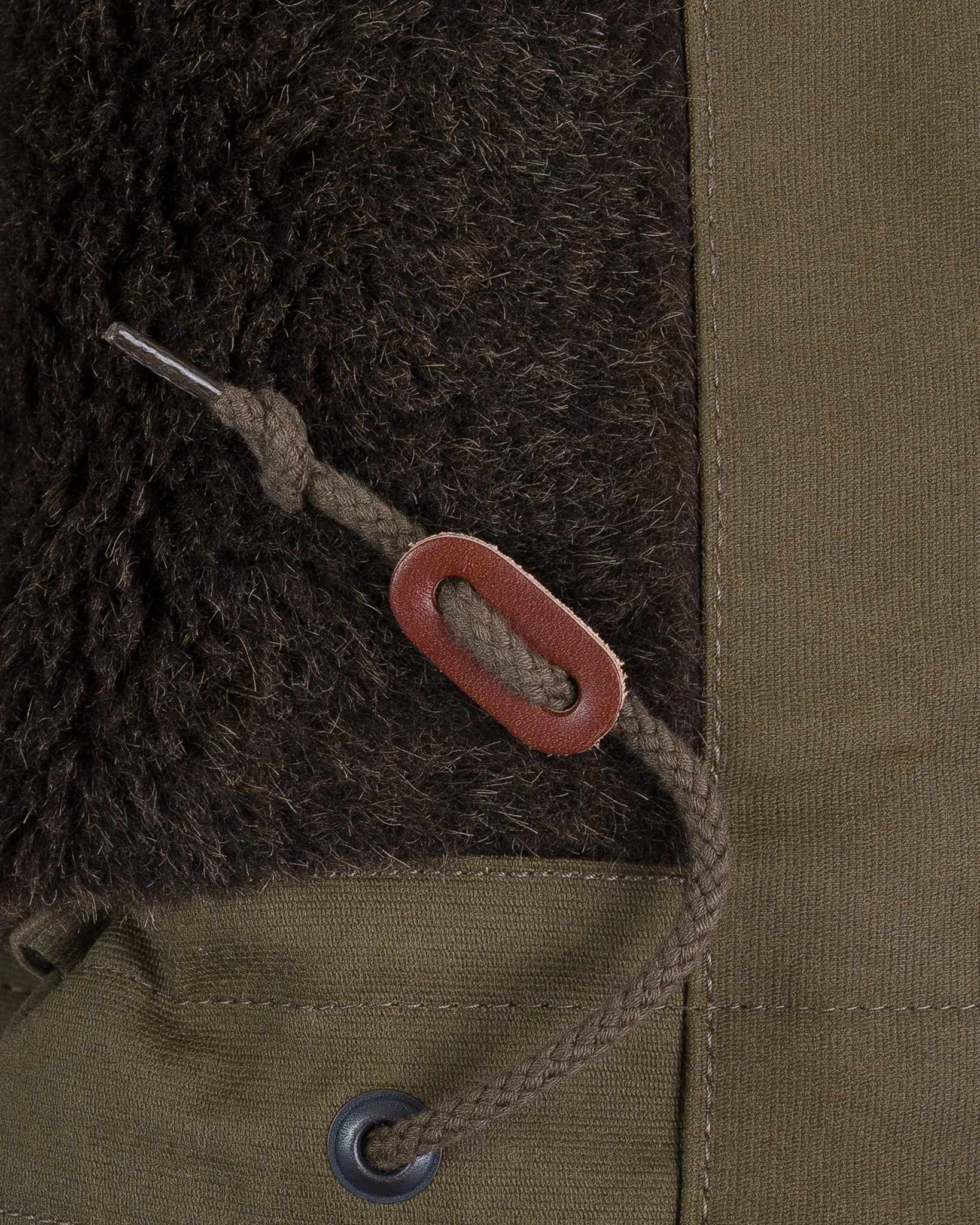 Oiled Whipcord N1 Deck Jacket - Olive