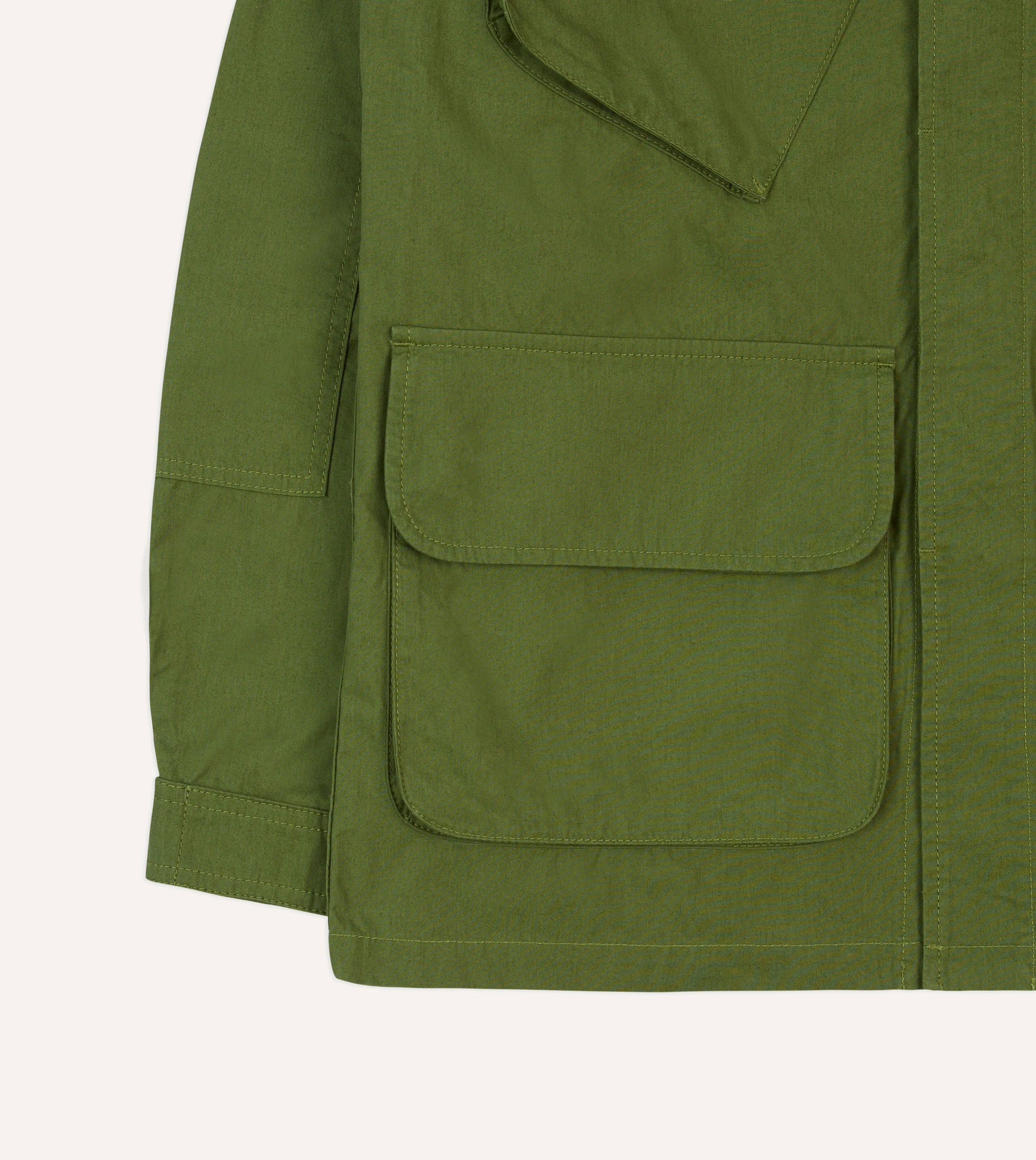 Olive Cotton Jungle Jacket