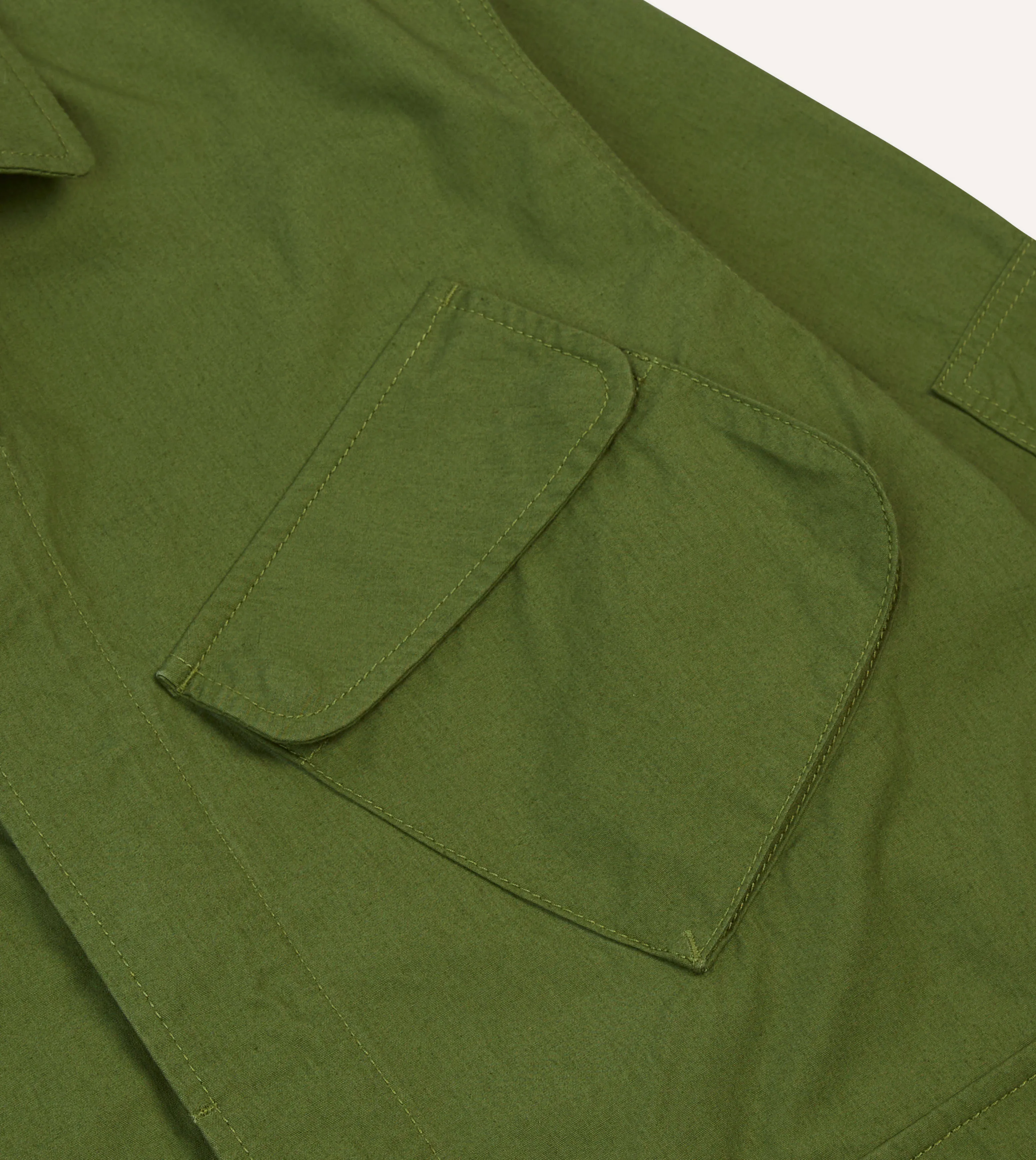 Olive Cotton Jungle Jacket