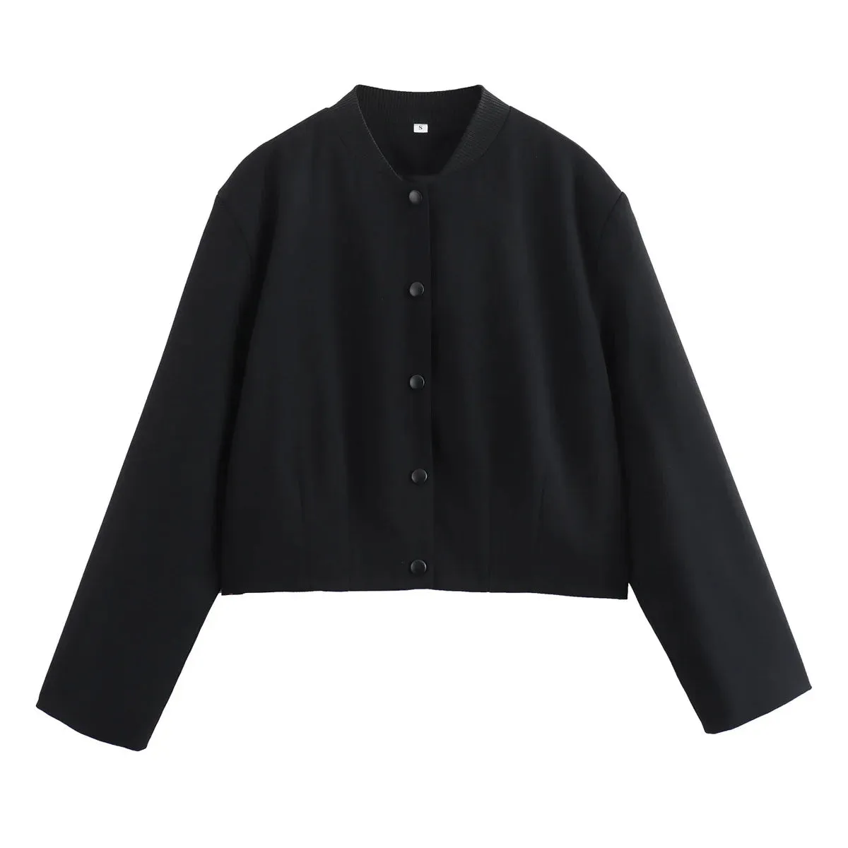 OLIVIA | CROPPED BOMBER JACKET