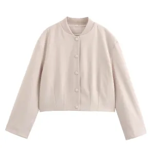 OLIVIA | CROPPED BOMBER JACKET