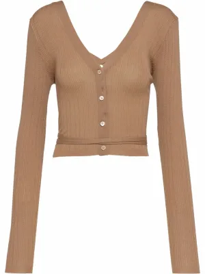 Open Back Cardigan