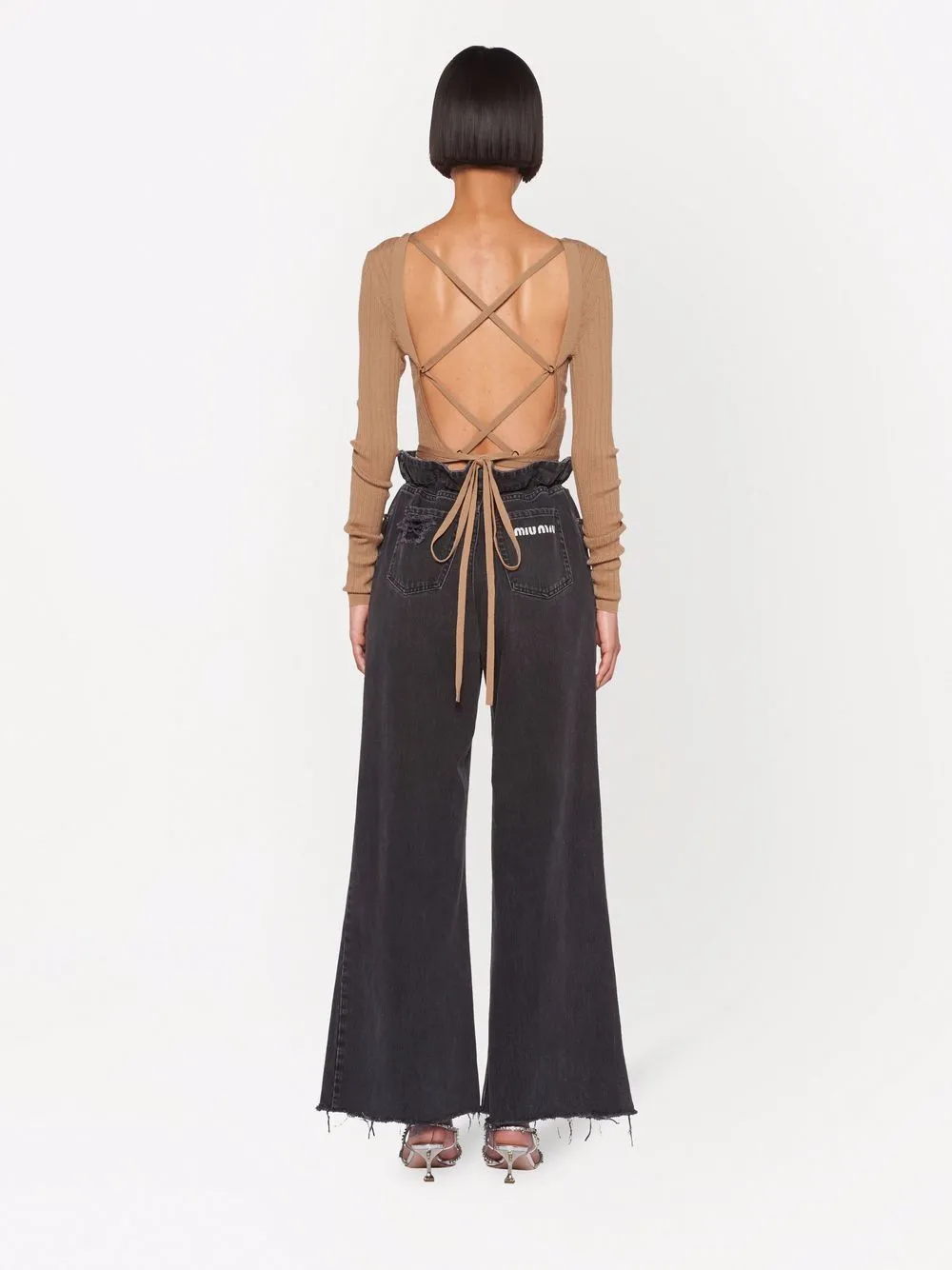 Open Back Cardigan