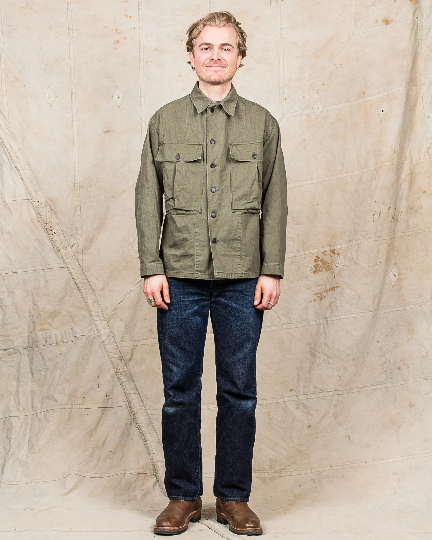 OrSlow M-43 Military HBT Twill Jacket