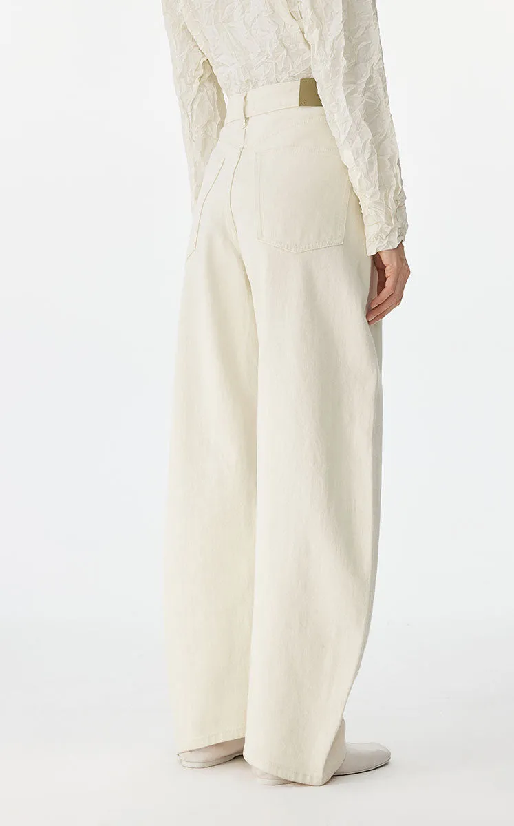 Pants / JNBY Cuffed Banana-Leg Jeans