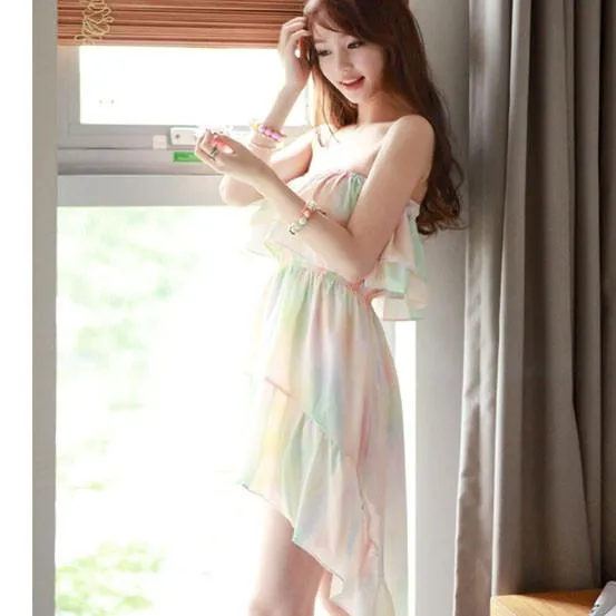 Pastel Chiffon Beach Dress SD02478