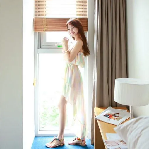 Pastel Chiffon Beach Dress SD02478