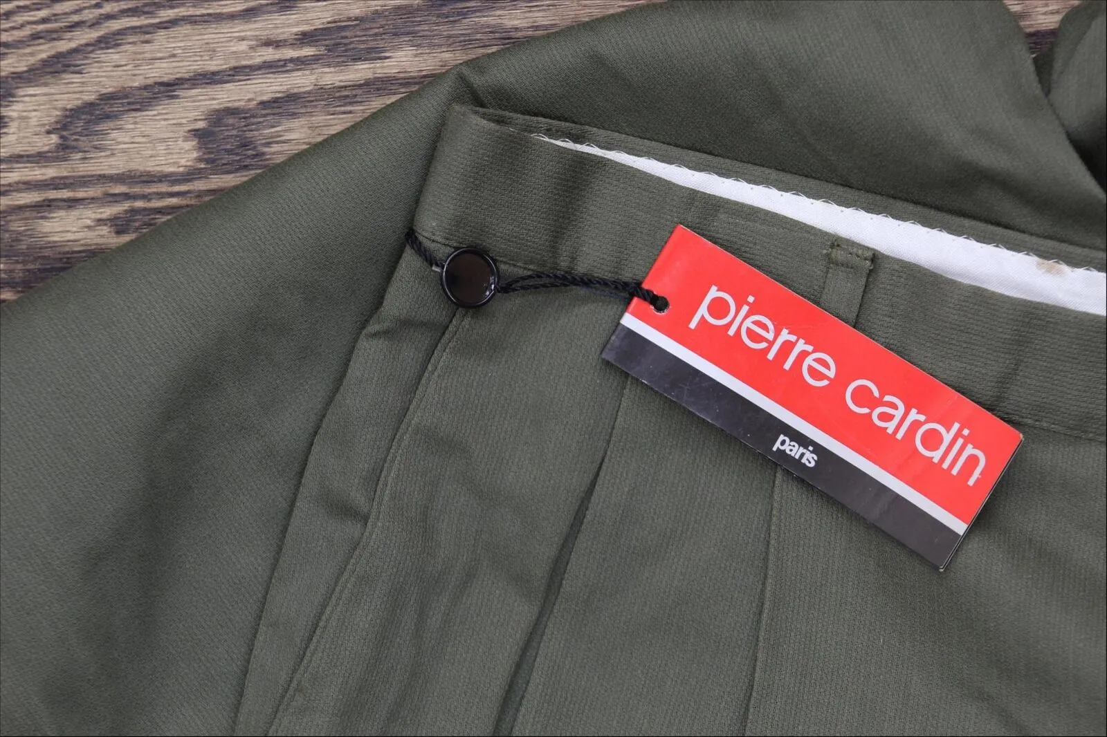 Pierre Cardin Mens Vintage Unhemmed Dress Suit Pants 1663d88a960347 Green 40P