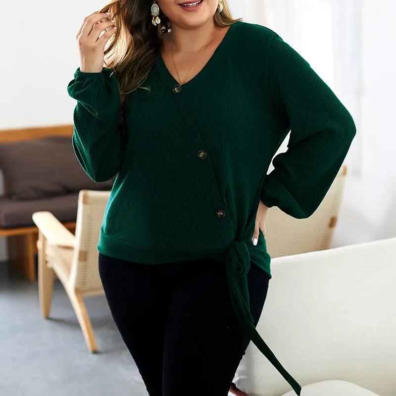 Plus Size Women's Sweater Cardigan
