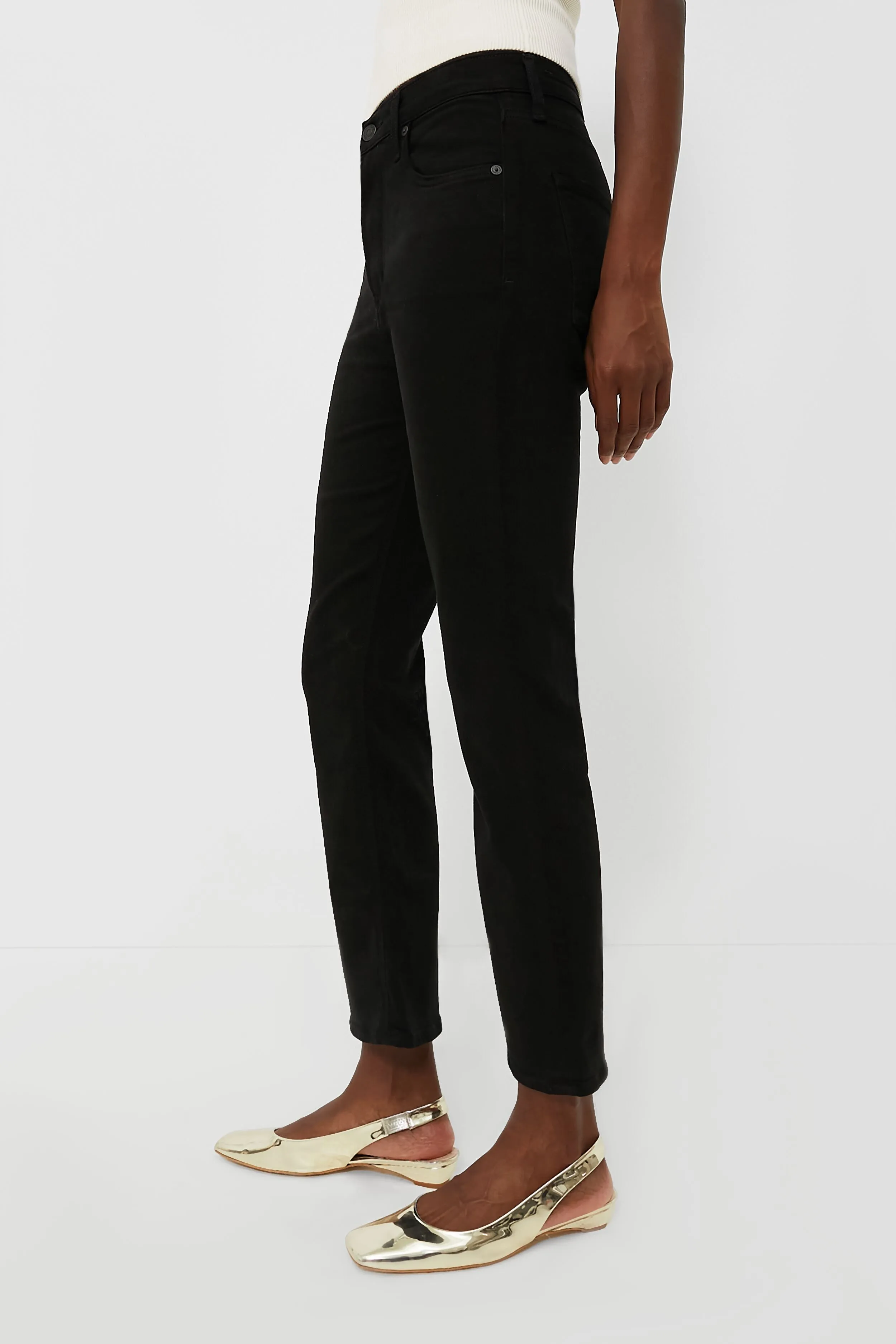 Plush Black Isola Cropped Boot