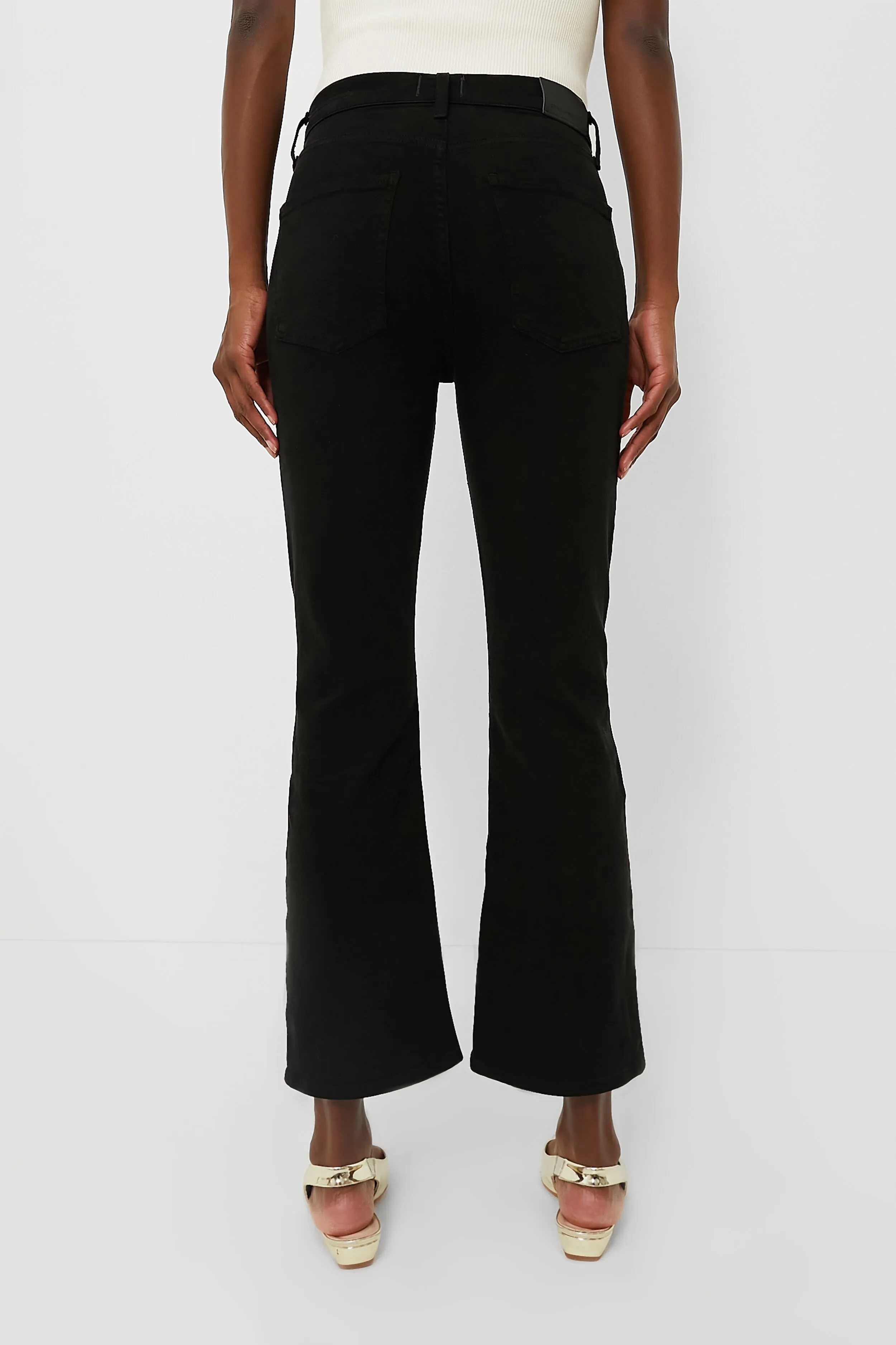 Plush Black Isola Cropped Boot