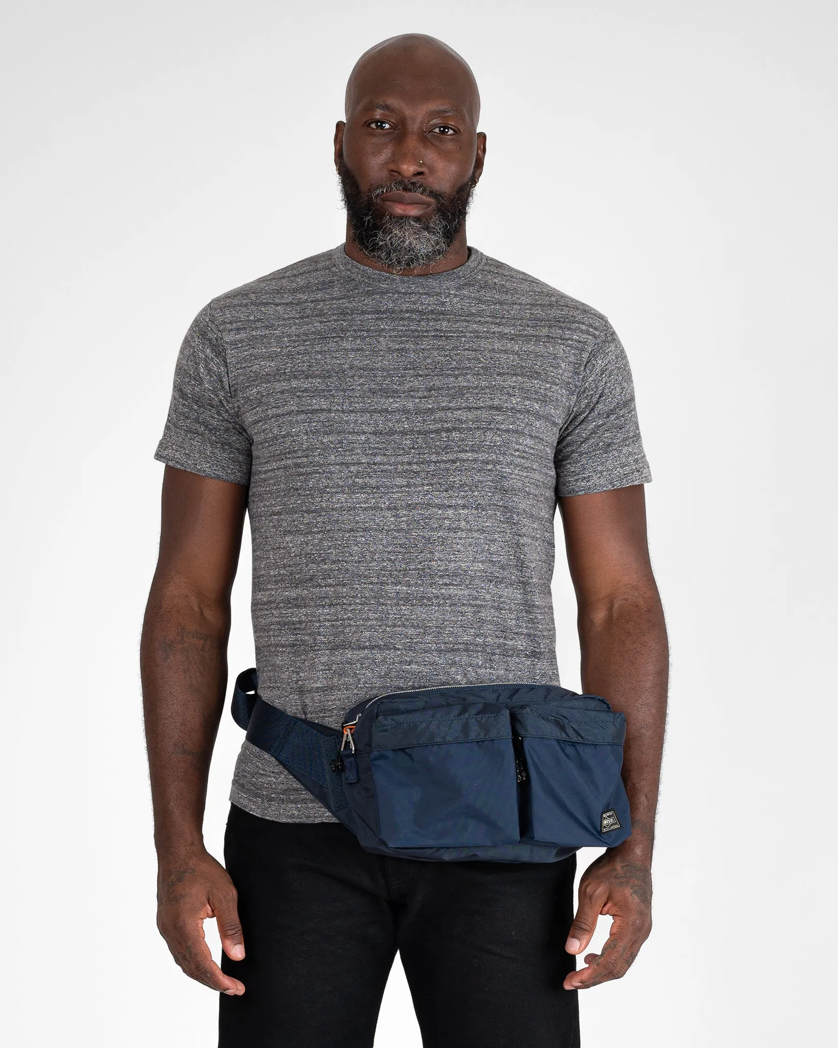 Porter - Yoshida & Co. - Force 2Way Waist Bag - Navy Blue
