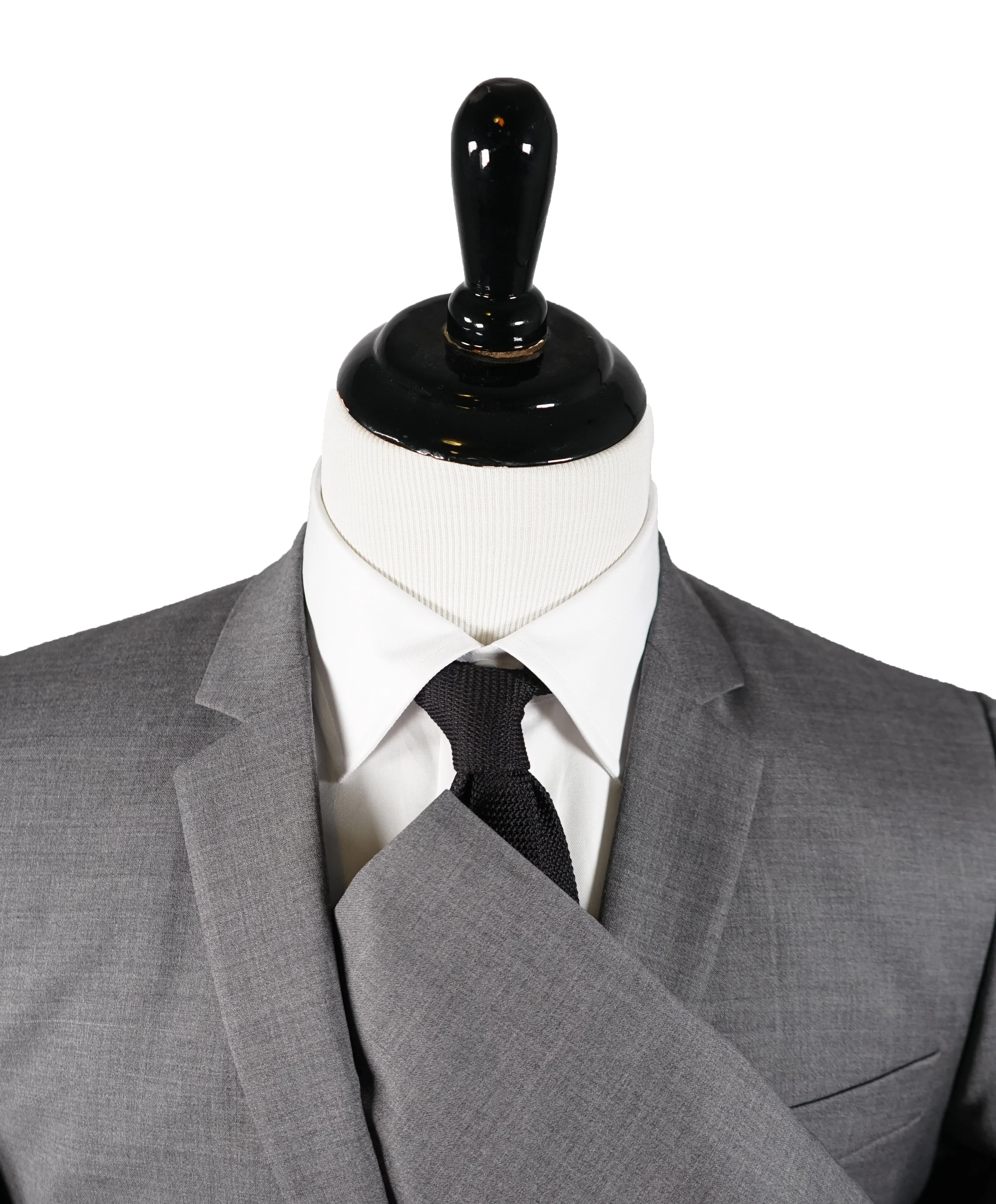 PS PAUL SMITH - Gray Skinny Lapel Modern Suit - 42R