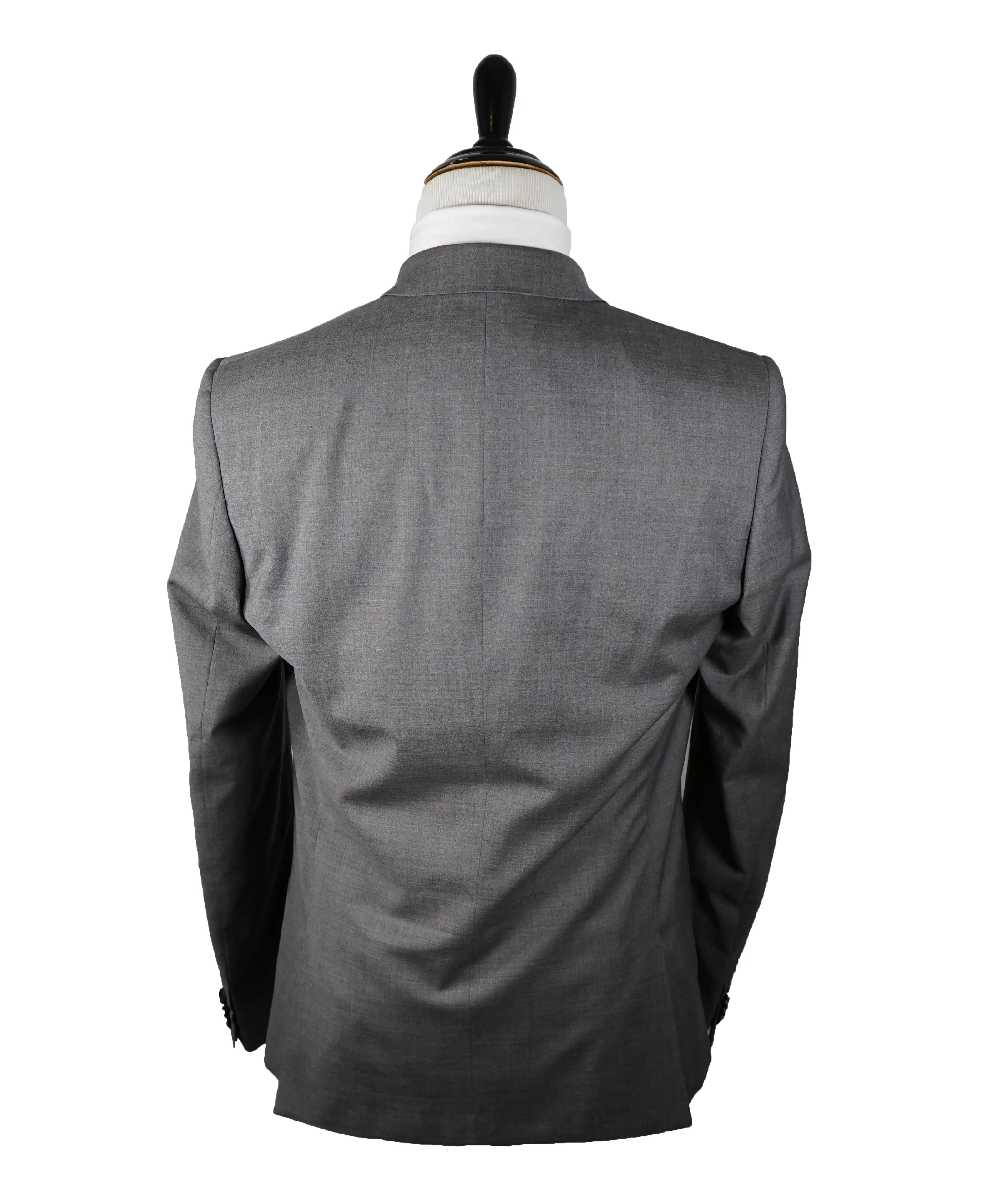 PS PAUL SMITH - Gray Skinny Lapel Modern Suit - 42R