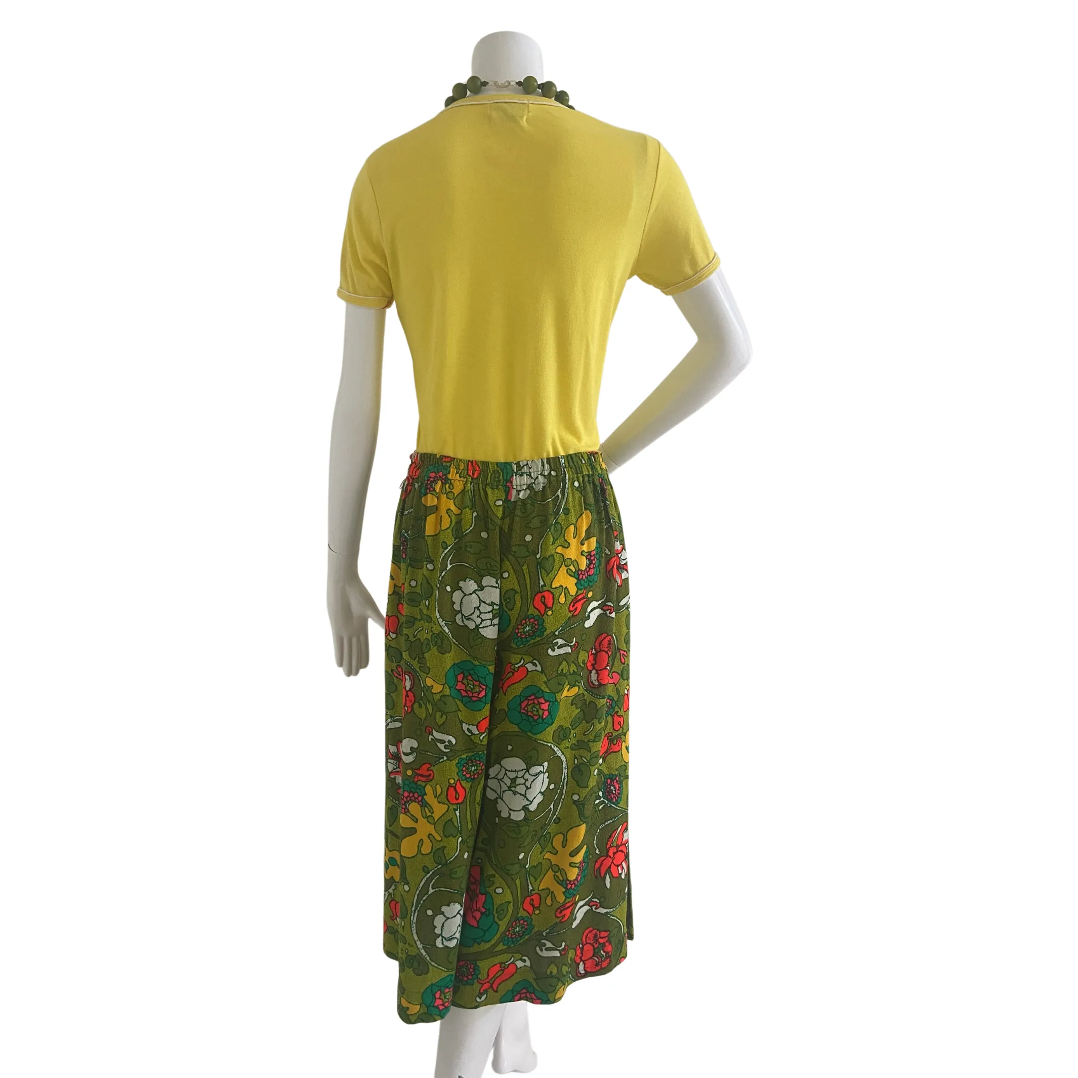 Psychedelic Culotte Pants $