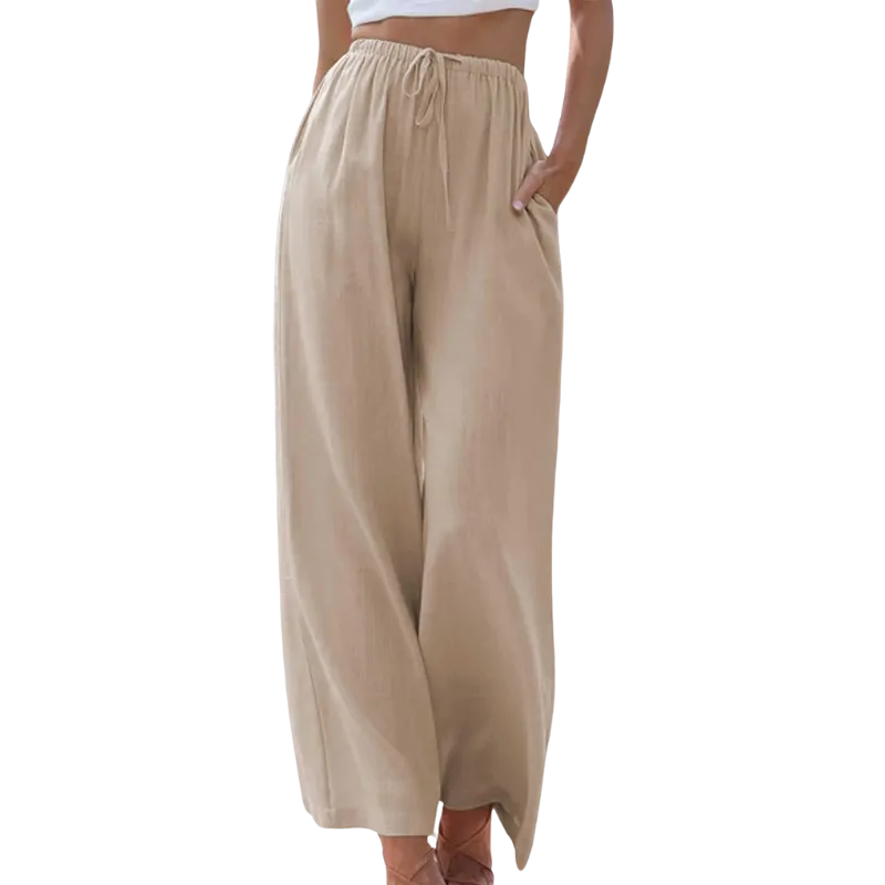 Reese - High Waisted Pants with Wide Legs