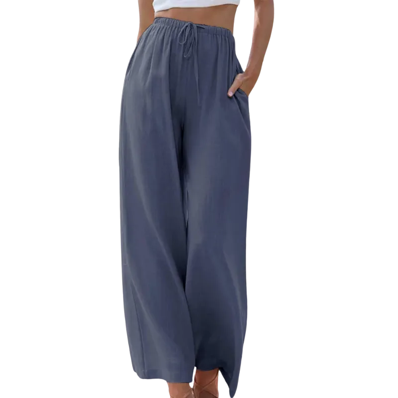 Reese - High Waisted Pants with Wide Legs