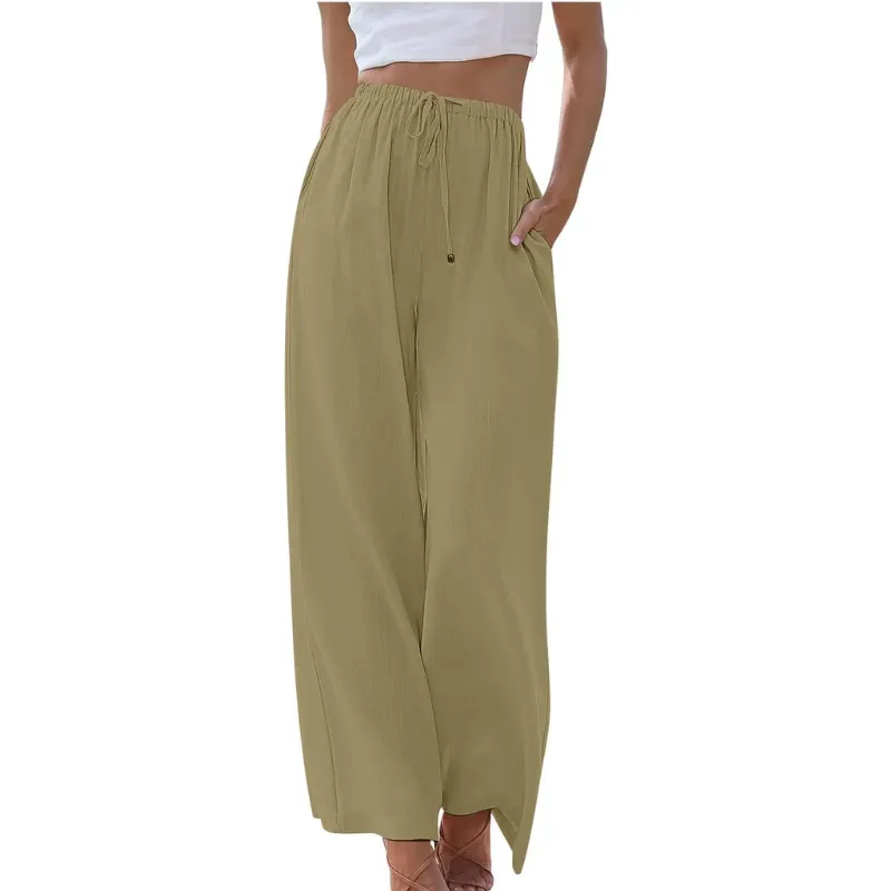 Reese - High Waisted Pants with Wide Legs
