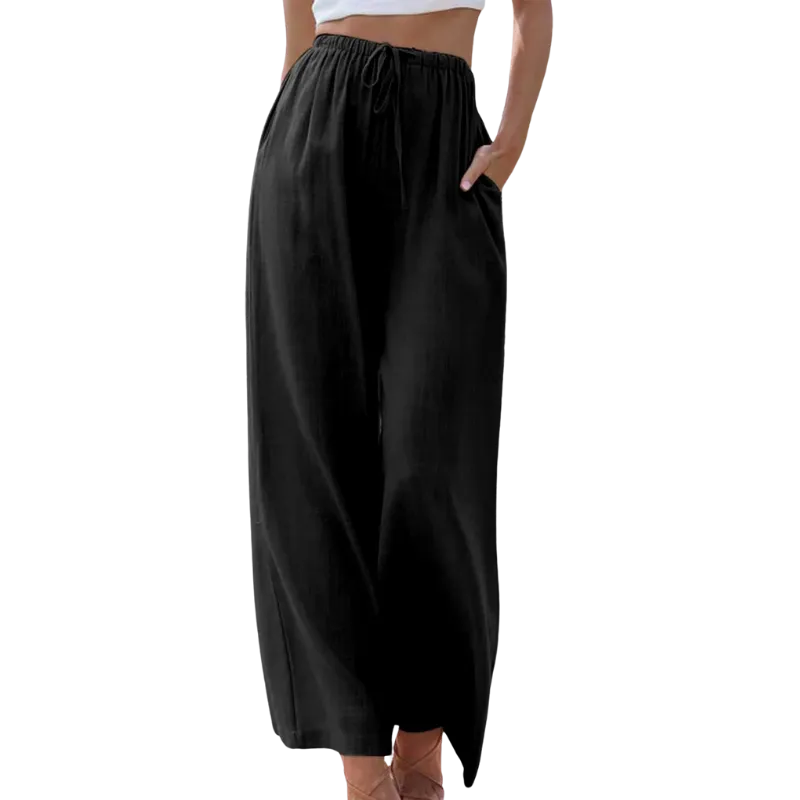 Reese - High Waisted Pants with Wide Legs