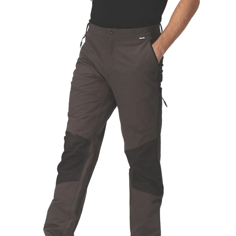 Regatta Questra V Trousers Ash / Black 30" W 32" L