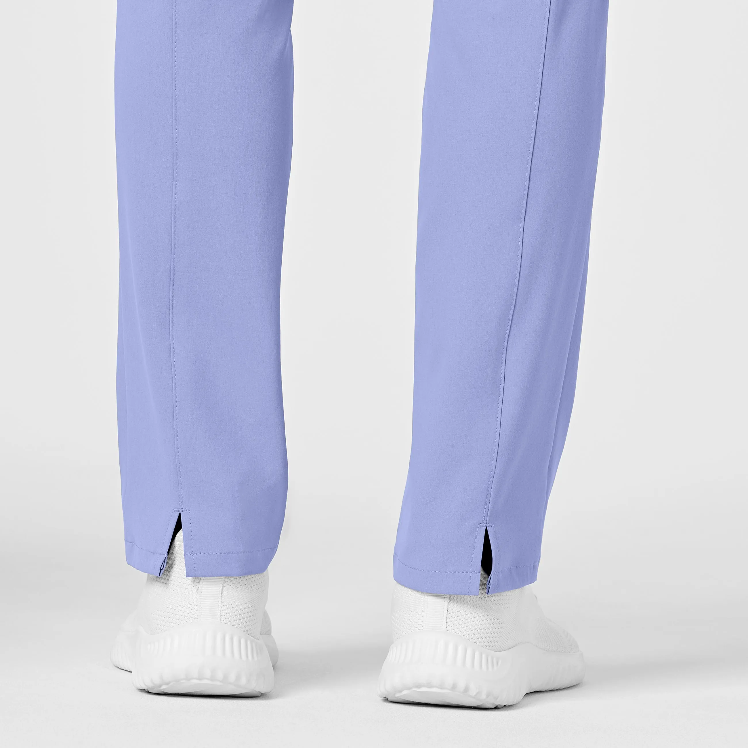 RENEW 5334 High Waist Slim Leg Scrub Pants Ceil Blue