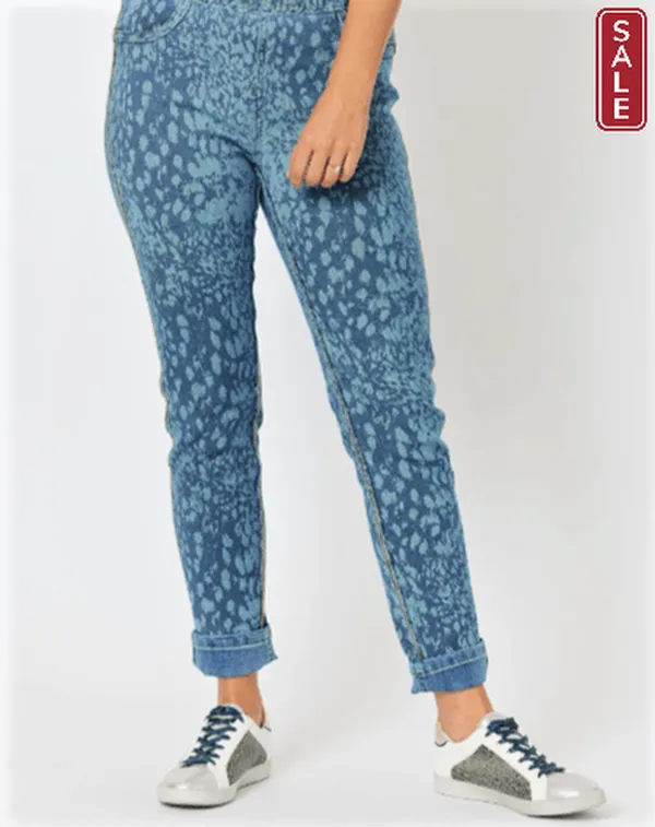 Reversible slim leg jean denim
