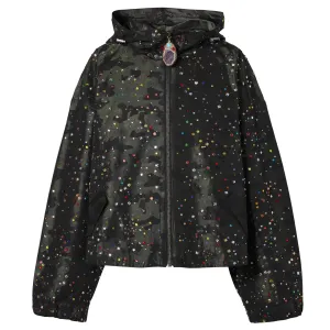 RHINESTONE RAIN MILITARY JACKET / CAMOUFLAGE