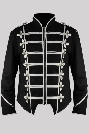 Ro Rox Emo MCR Drummer Parade Jacket, Black & White