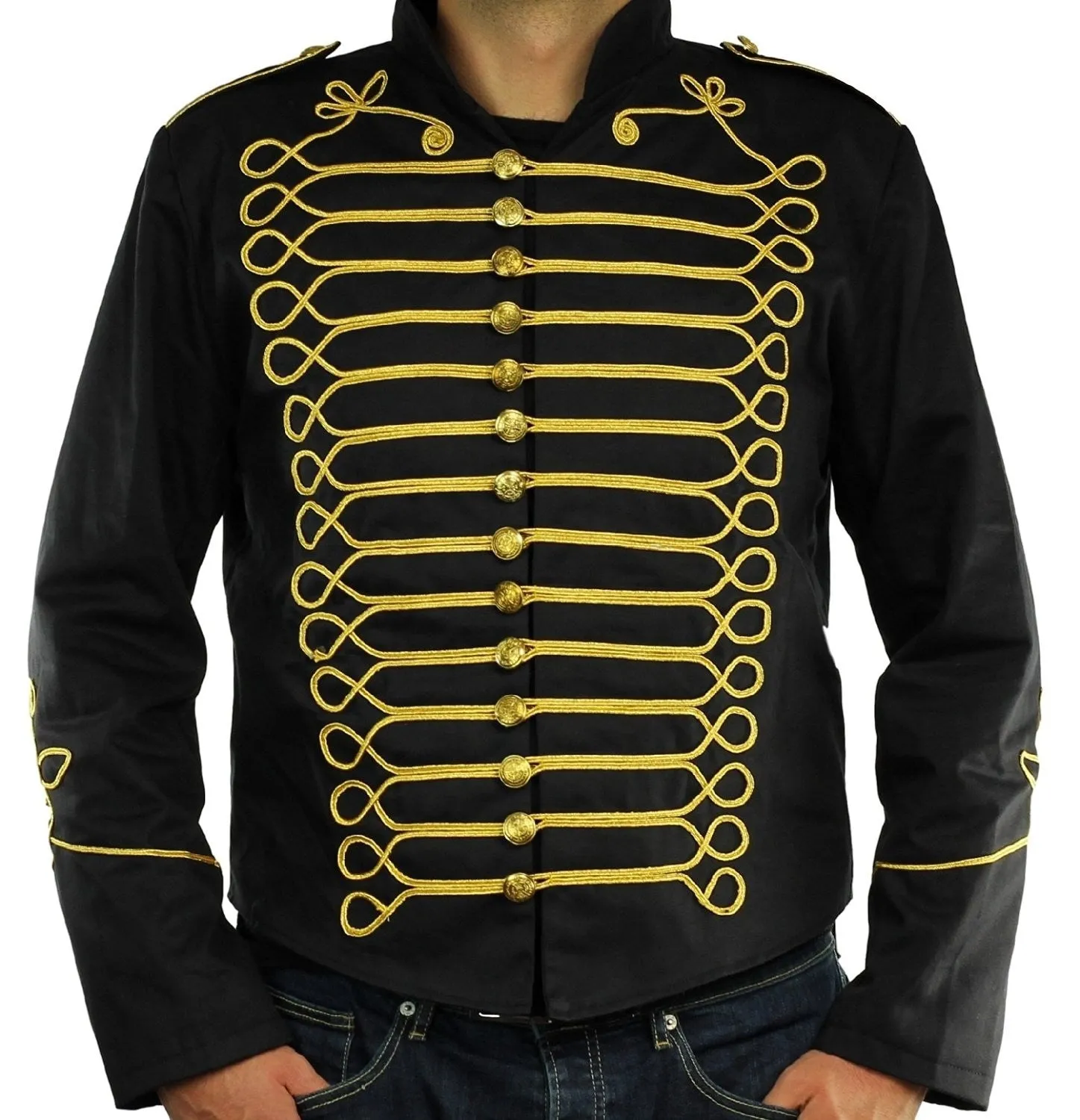 Ro Rox Men's Napoleonic Military Parade Jacket