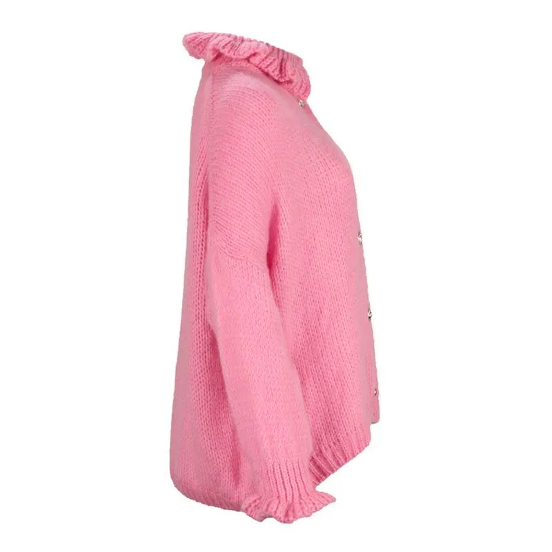Ruffle Cozy Cardigan