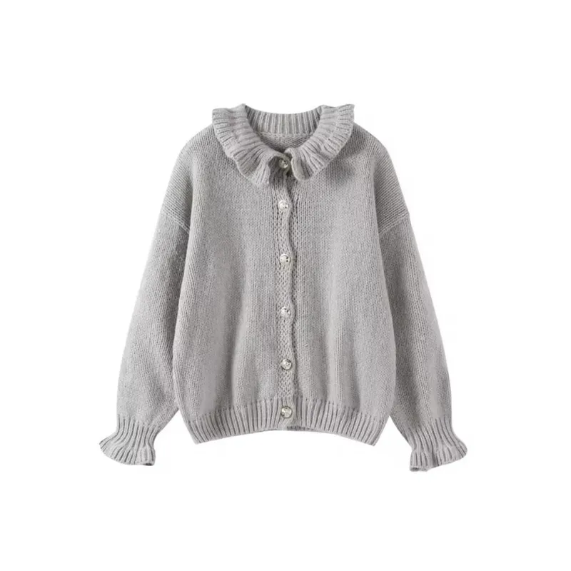 Ruffle Cozy Cardigan