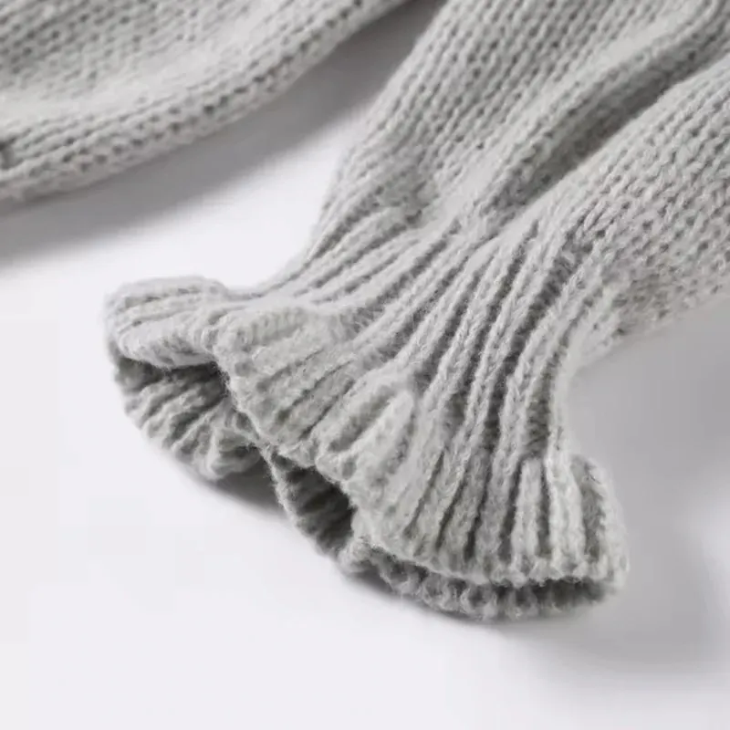 Ruffle Cozy Cardigan