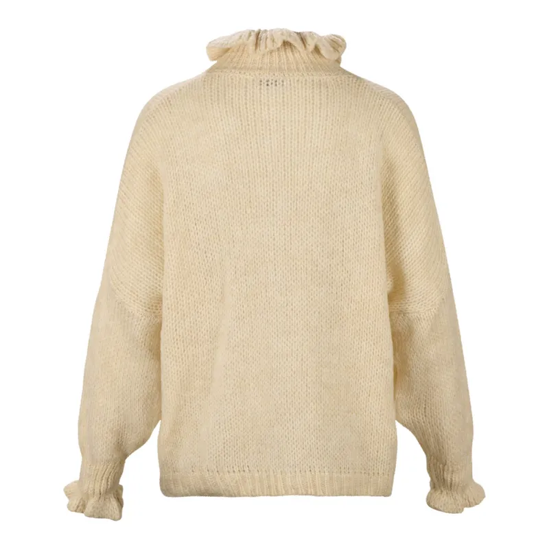 Ruffle Cozy Cardigan