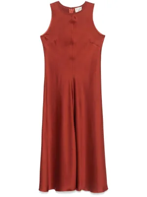 Satin long dress