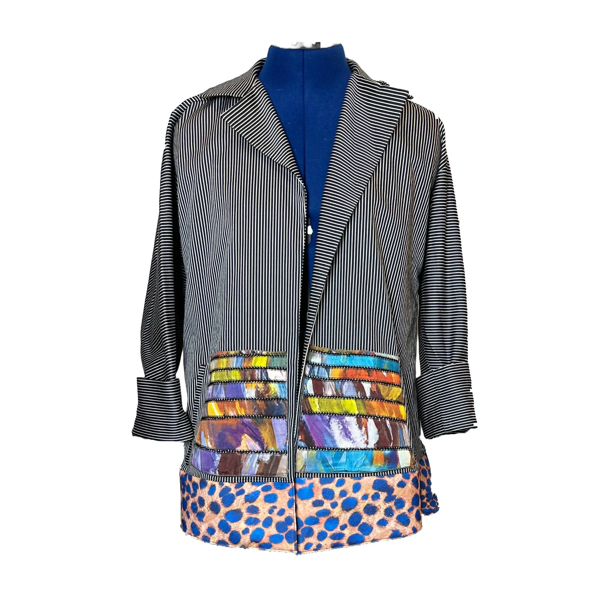 Satin Patchwork Jacket
