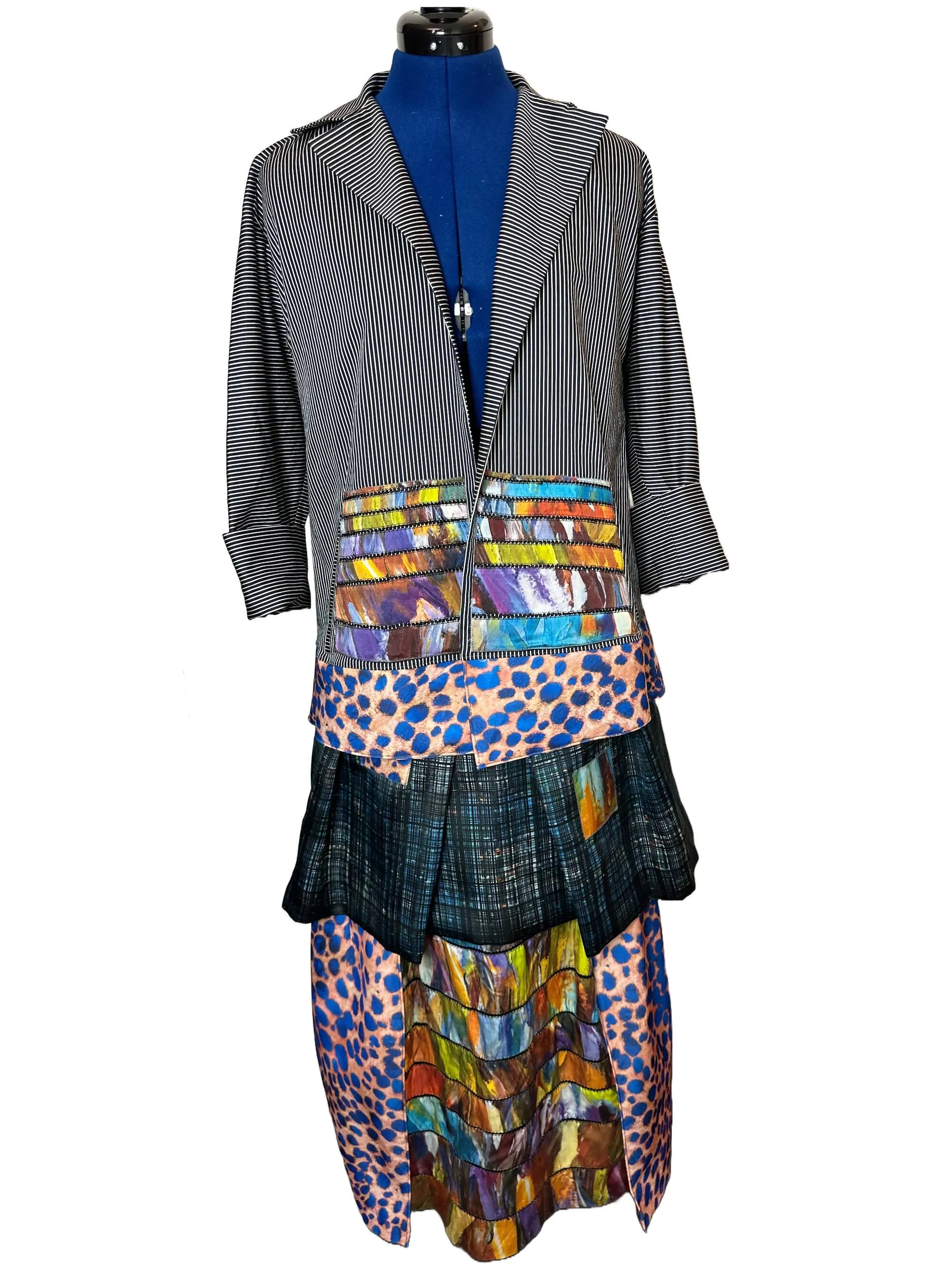 Satin Patchwork Jacket