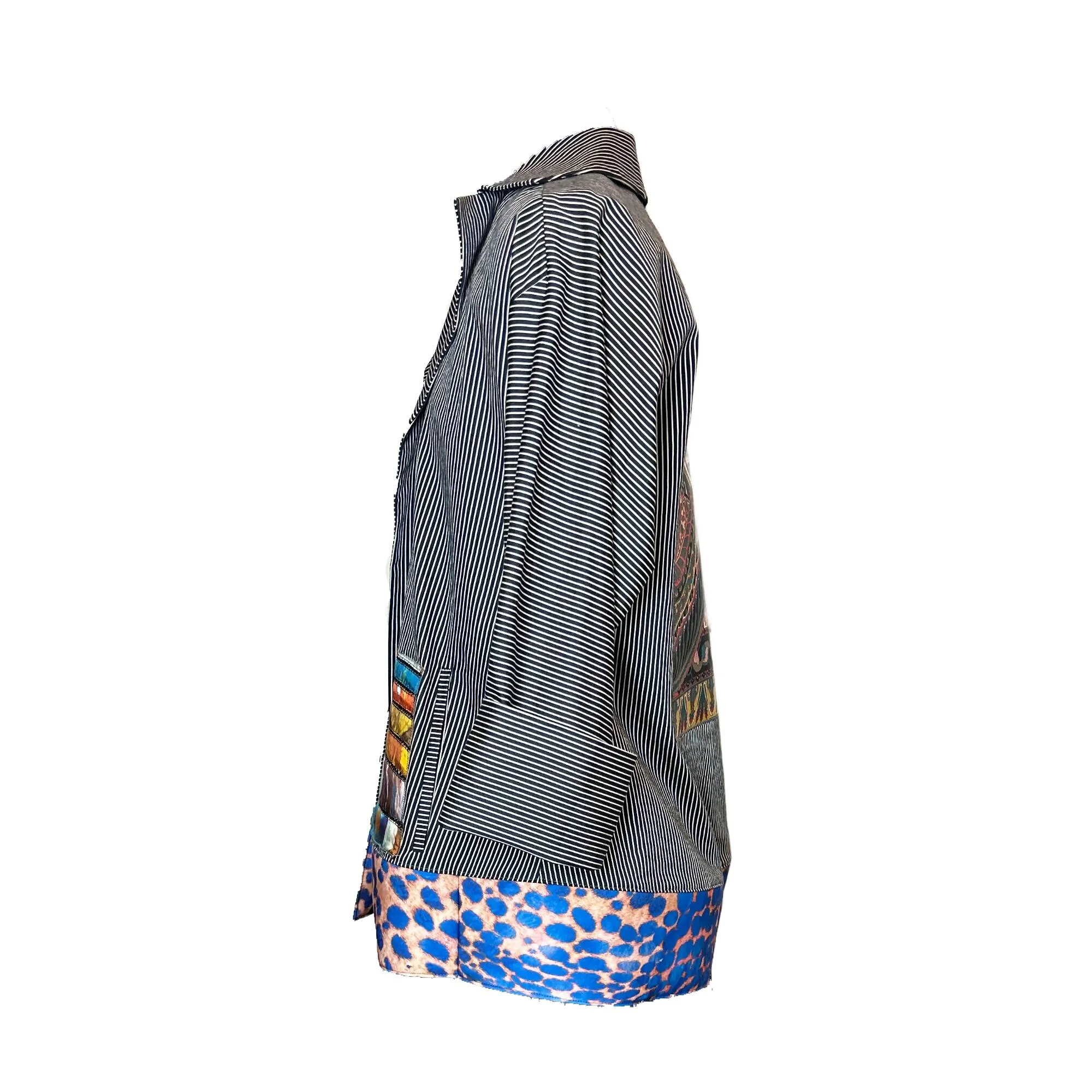 Satin Patchwork Jacket